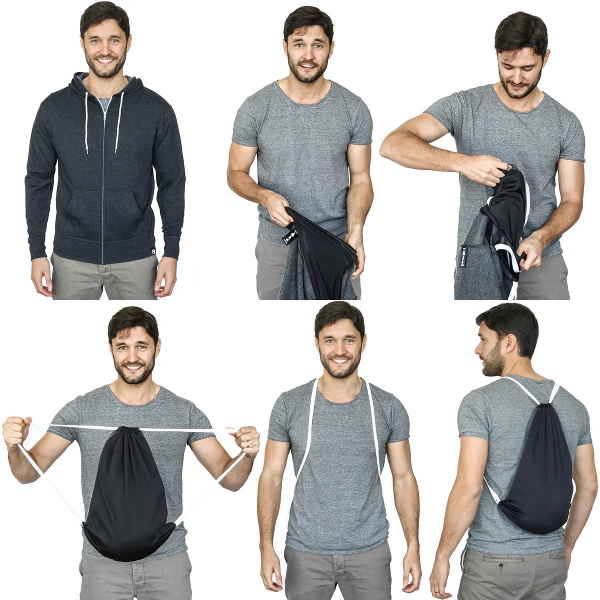 Hero Lite Zip Dark Grey