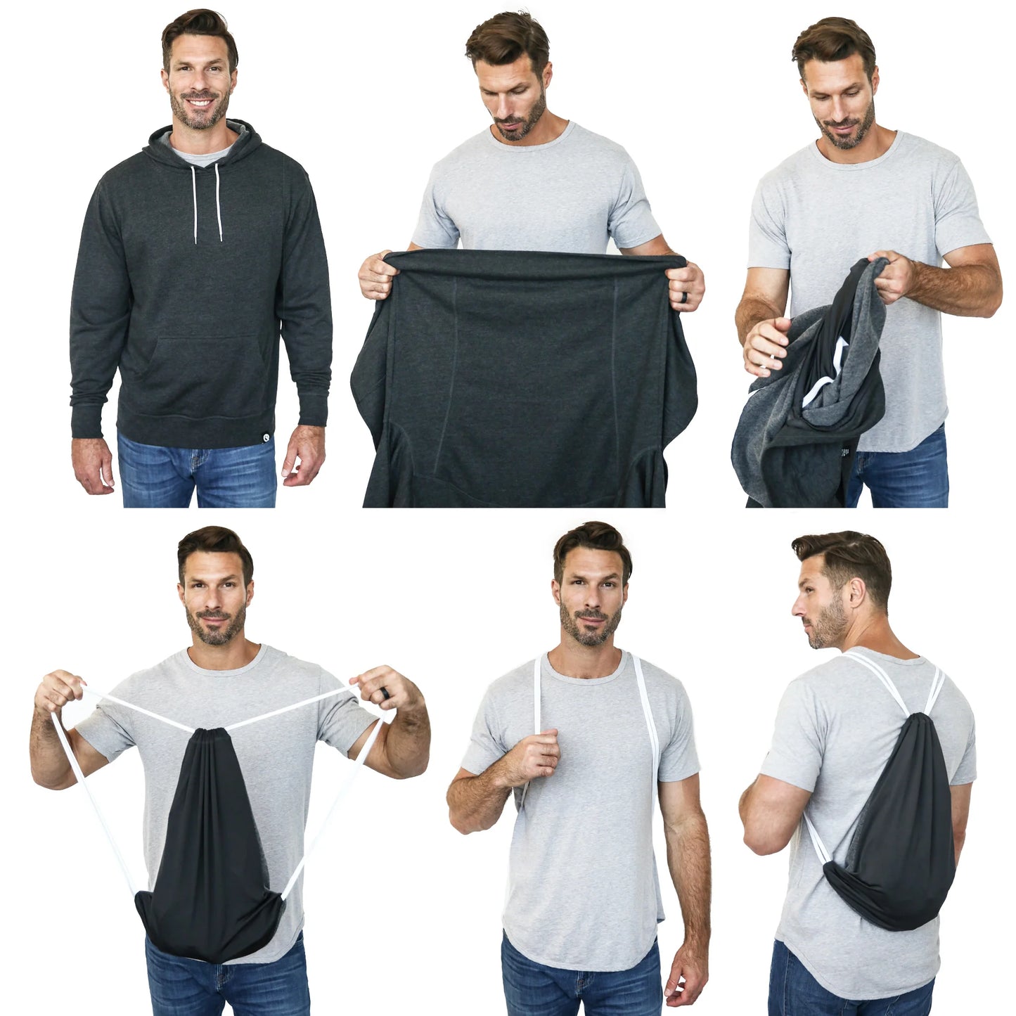 Hero Lite Hoodie Dark Grey